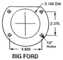 Big Bearing Ford Old Diagram - GT: Brackets Only