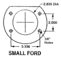 Small Bearing Ford Diagram - GT: Brackets Only